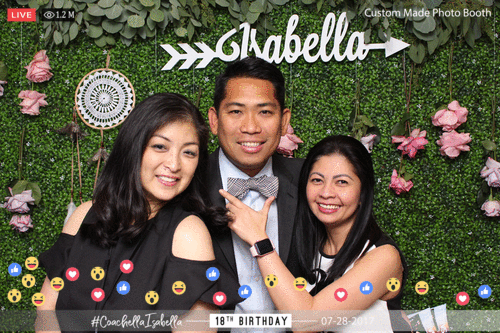Wedding photo booth GIF animation in Southern California